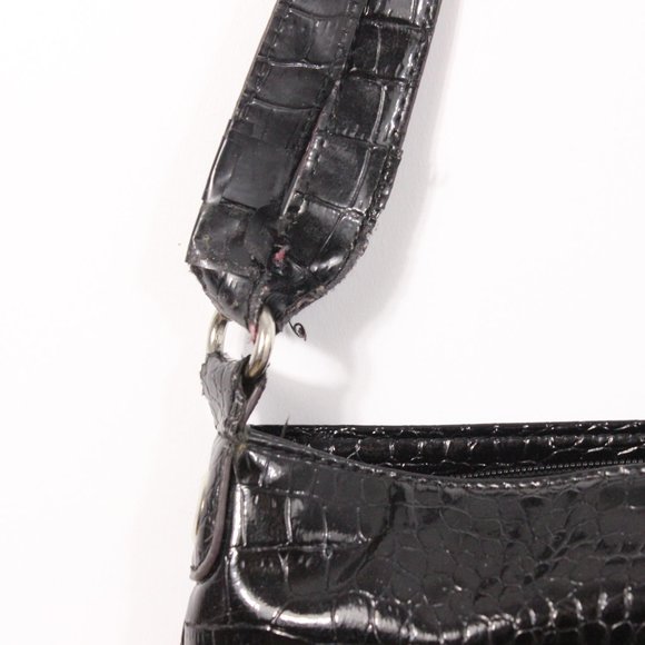 *Rosetti Black Snake Skin Cross Body Bag - Picture 2 of 7